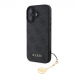 Guess 4G Charm Fodral för iPhone 16 Plus Tone on Tone Grey