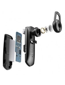 USAMS US-LF001 LF Serie Single In-Ohr Bluetooth Headset - Svart