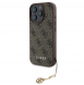 Guess 4G Charm Case för iPhone 16 Pro Tone on Tone Brown
