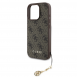 Guess 4G Charm Case för iPhone 16 Pro Tone on Tone Brown