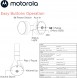Motorola Moto XT500 trådlösa hörlurar Svart