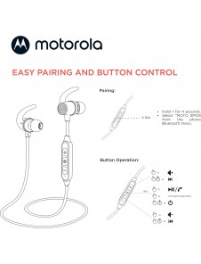 Motorola Moto SP105 Trådlösa hörlurar Svart