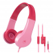 Motorola Moto JR200 Kids Over-ear hörlurar 3,5 mm Rosa