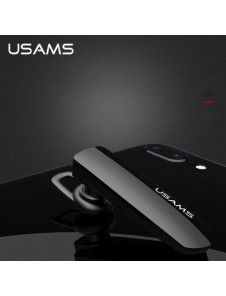 USAMS US-LF001 LF Serie Single In-Ohr Bluetooth Headset - Svart