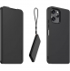 Gjord för Xiaomi Bokfodral med halsband för Xiaomi Redmi 12 4G/5G Svart