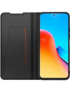 Gjord för Xiaomi Bokfodral med halsband för Xiaomi Redmi 12 4G/5G Svart