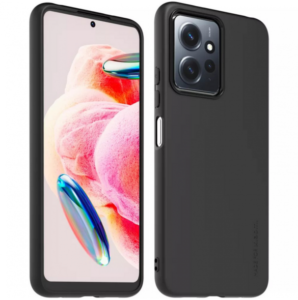 Gjord för Xiaomi TPU-fodral för Xiaomi Redmi Note 12 4G Svart