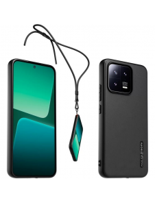 Gjord för Xiaomi TPU-fodral med halsband för Xiaomi 13 Black