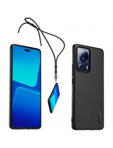 Gjord för Xiaomi TPU-överdrag med halsband för Xiaomi 13 Lite Svart