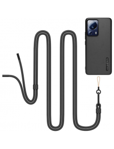 Gjord för Xiaomi TPU-överdrag med halsband för Xiaomi 13 Lite Svart