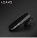 USAMS US-LF001 LF Serie Single In-Ohr Bluetooth Headset - Svart