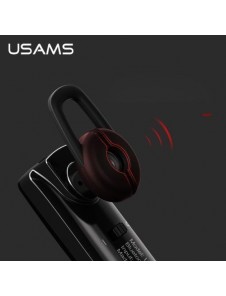USAMS US-LF001 LF Serie Single In-Ohr Bluetooth Headset - Svart
