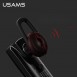 USAMS US-LF001 LF Serie Single In-Ohr Bluetooth Headset - Svart