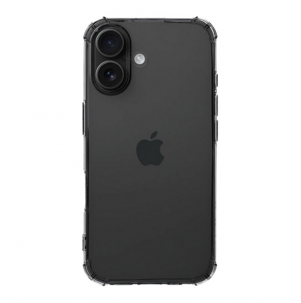 Tactical TPU Plyo Skal för Apple iPhone 16 Transparent