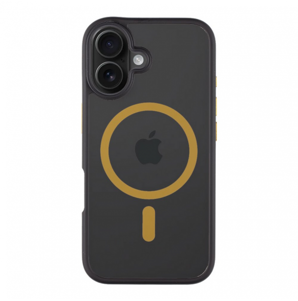 Tactical MagForce Hyperstealth 2.0 Skal till iPhone 16 Svart/Gul