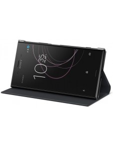 Sony Style Cover Stand SCSG50 Bokomslag till Xperia XZ1, Svart