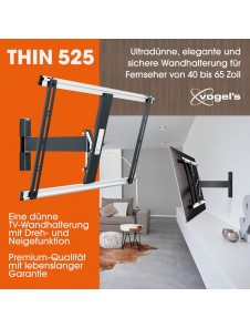 Vogel's THIN 525 TV väggfäste för 102-165 cm (40-65 tum) TV
