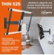 Vogel's THIN 525 TV väggfäste för 102-165 cm (40-65 tum) TV