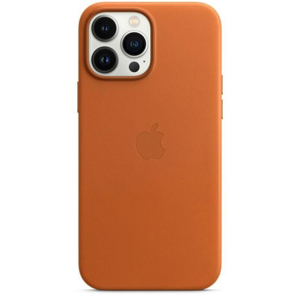 MM193ZE/A Apple Leather Magsafe Skal för iPhone 13 Pro Golden Brown