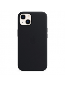 MM183ZM/A Apple Leather Magsafe Skal för iPhone 13 Midnight