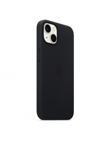 MM183ZM/A Apple Leather Magsafe Skal för iPhone 13 Midnight