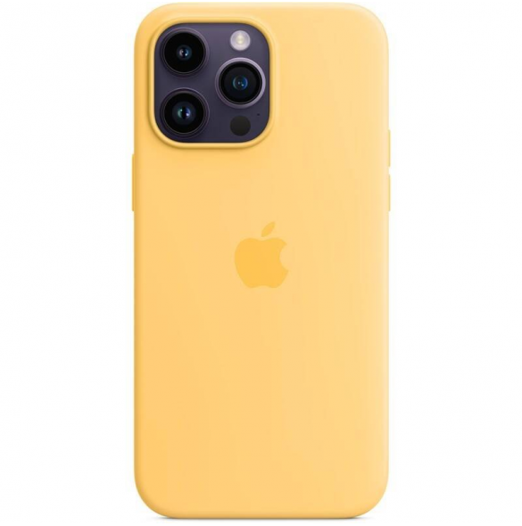 MPU03ZE/A Apple Silikon Magsafe Skal för iPhone 14 Pro Max Sunglow