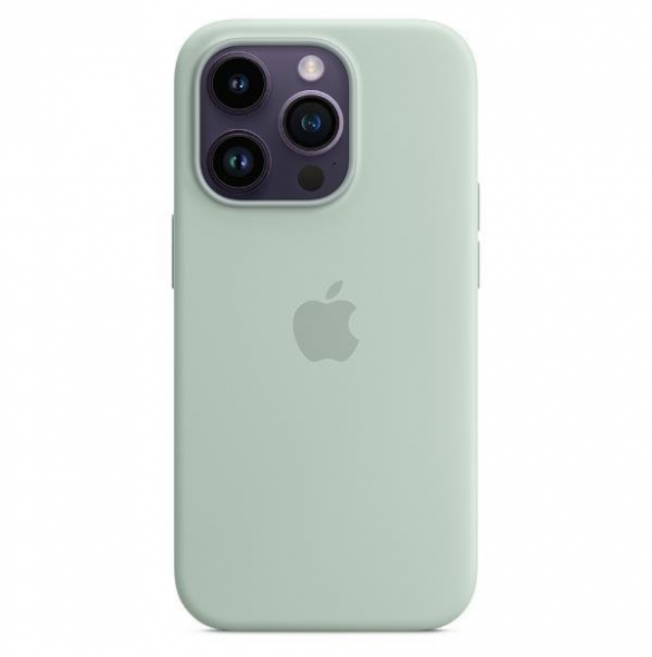 MPTY3FE/A Apple Silikon Magsafe Skal för iPhone 14 Pro Max Suckulent