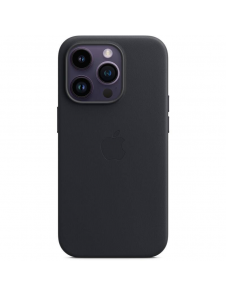 MPPM3FE/A Apple Leather Magsafe Skal för iPhone 14 Pro Max Midnight