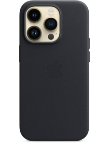 MPPM3FE/A Apple Leather Magsafe Skal för iPhone 14 Pro Max Midnight