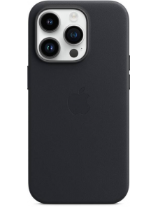 MPPM3FE/A Apple Leather Magsafe Skal för iPhone 14 Pro Max Midnight