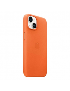 MPP83ZM/A Apple Leather Magsafe Skal till iPhone 14 Orange