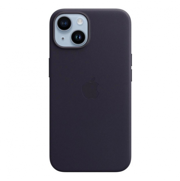 MPP63ZM/A Apple Leather Magsafe Skal för iPhone 14 Ink