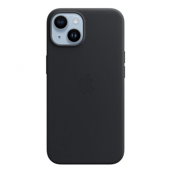 MPP43FE/A Apple Leather Magsafe Skal för iPhone 14 Midnight
