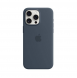 MT1P3ZM/A Apple Silikon Magsafe Skal till iPhone 15 Pro Max Storm Blue