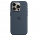 MT1D3ZM/A Apple Silikon Magsafe Skal till iPhone 15 Pro Storm Blue