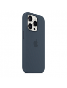 MT1D3ZM/A Apple Silikon Magsafe Skal till iPhone 15 Pro Storm Blue