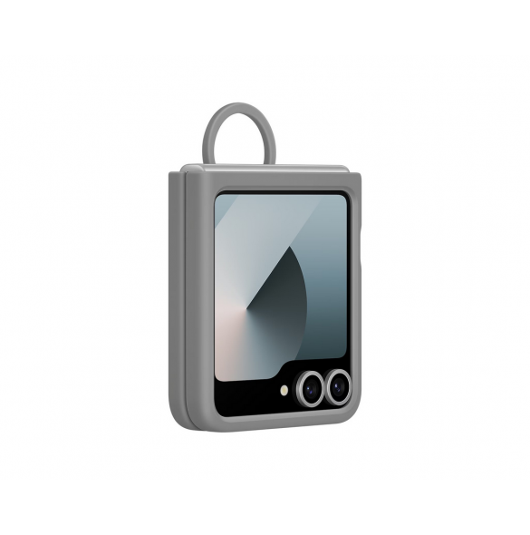EF-PF741TJE Samsung silikonskydd med ring till Galaxy Z Flip 6 Grå