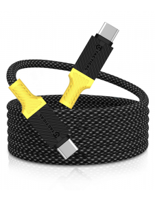 Tactical MagRope USB-C/USB-C 1m Svart/Gul