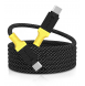 Tactical MagRope USB-C/USB-C 1m Svart/Gul
