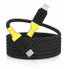 Tactical MagRope USB-C/Lightning 1m Svart/Gul
