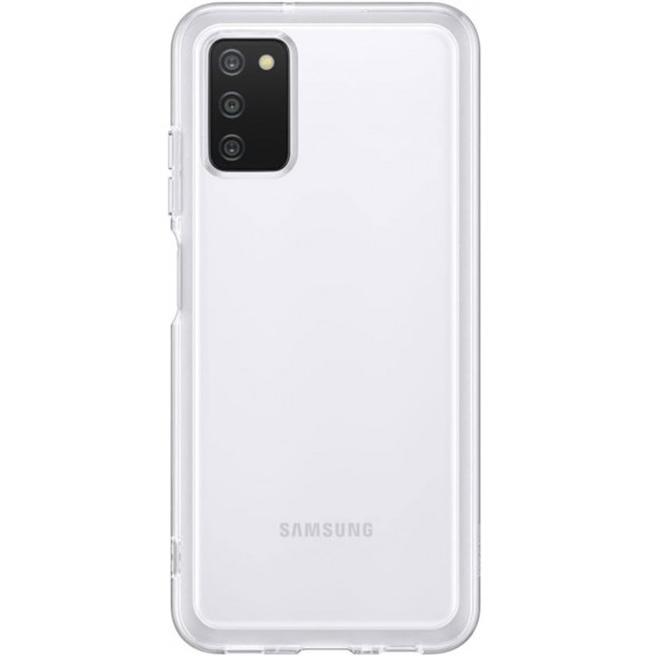 Samsung Galaxy A03s Soft Clear Cover Klar - EF-QA038TTE