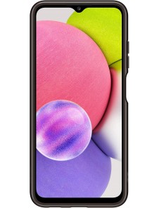 Samsung Galaxy A03s Soft Clear Cover Svart - EF-QA038TBE
