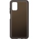 Samsung Galaxy A03s Soft Clear Cover Svart - EF-QA038TBE
