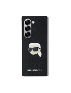 Karl Lagerfeld PU Saffiano Monogram Karl Head Fodral till Samsung Galaxy Z Fold 6 Svart