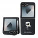 Karl Lagerfeld PU Saffiano Monogram Iconic Fodral för Samsung Galaxy Z Flip 6 Svart