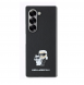 Karl Lagerfeld PU Saffiano Karl och Choupette Fodral till Samsung Galaxy Z Fold 6 Svart