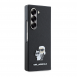 Karl Lagerfeld PU Saffiano Karl och Choupette Fodral till Samsung Galaxy Z Fold 6 Svart