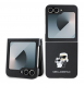Karl Lagerfeld PU Saffiano Karl och Choupette Fodral till Samsung Galaxy Z Flip 6 Svart