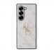 Guess PU 4G metalllogofodral för Samsung Galaxy Z Fold 6 Rosa