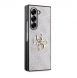 Guess PU 4G metalllogofodral för Samsung Galaxy Z Fold 6 Rosa